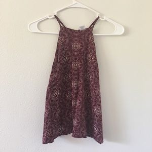 Maroon tank top